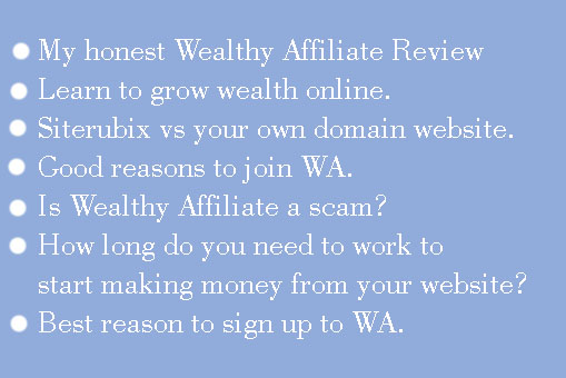 Wealthy Affiliate Review