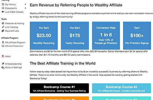benefits of wealthy affiliate